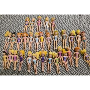 polly pocket dolls. Lot Of 32 Polly Pocket Dolls Vintage Polly Pocket